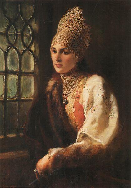 Konstantin Makovsky Boyarina oil painting picture